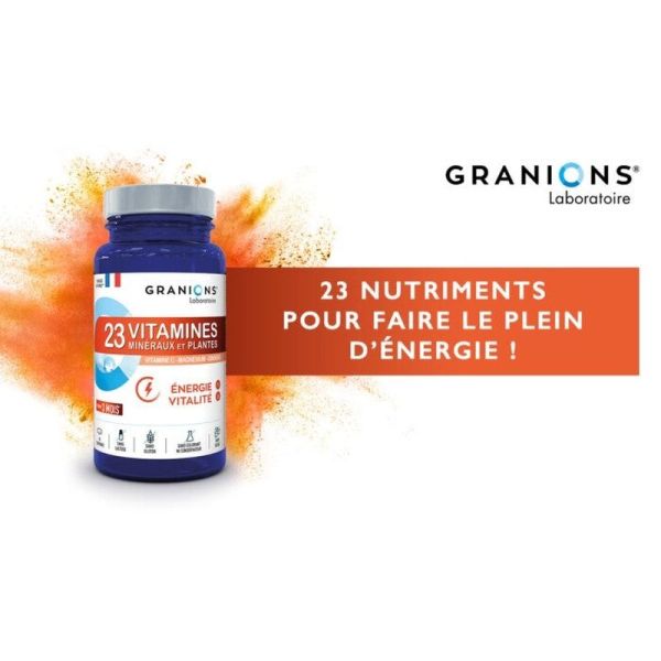 23 Vitamines Minéraux et Plantes - 90 comprimés