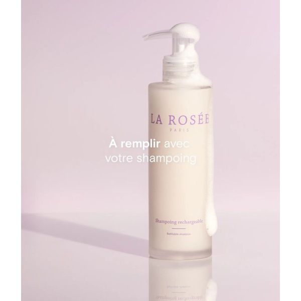 Flacon de shampooing vide en verre - 200 ml