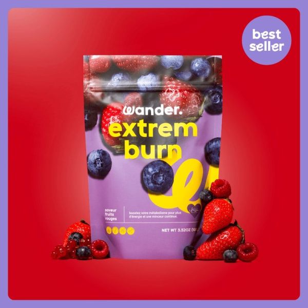 wander extrem burn - Fruits Rouges - 1 sachet