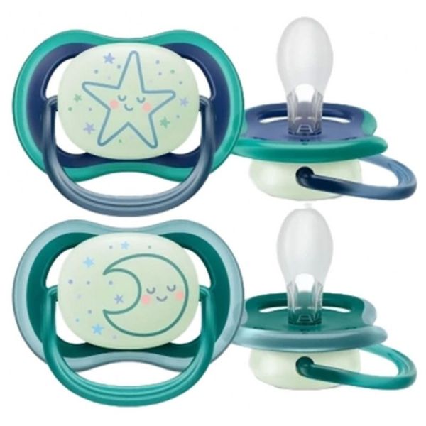 Sucettes Ultra Air Nighttime - 2 unités