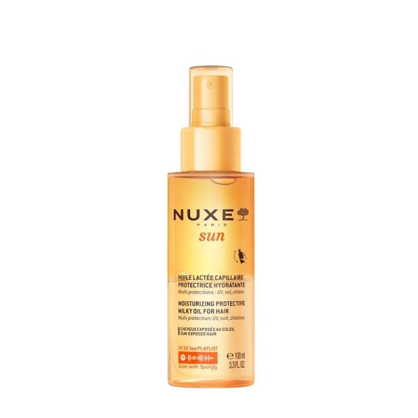NUXE SUN Huile Lactée Capillaire Protectrice Hydratante - 100 ml