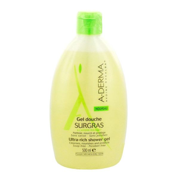 A-Derma Gel Douche Surgras - 500ml