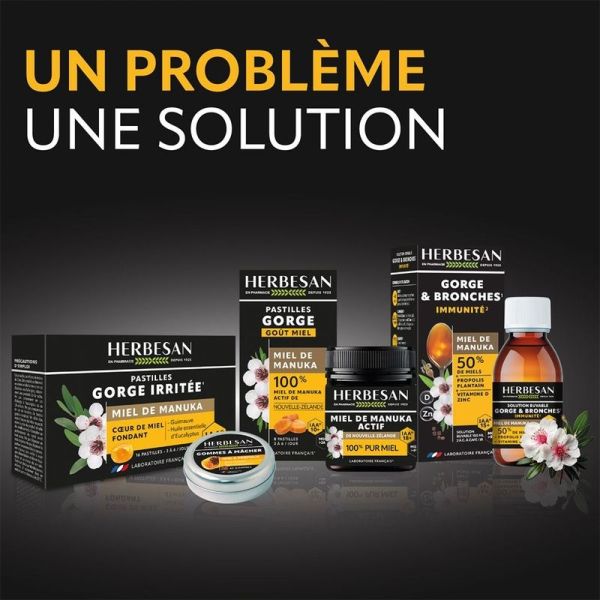Sirop Miel de Manuka IAA15+ – Gorge & Bronches - 100 ml