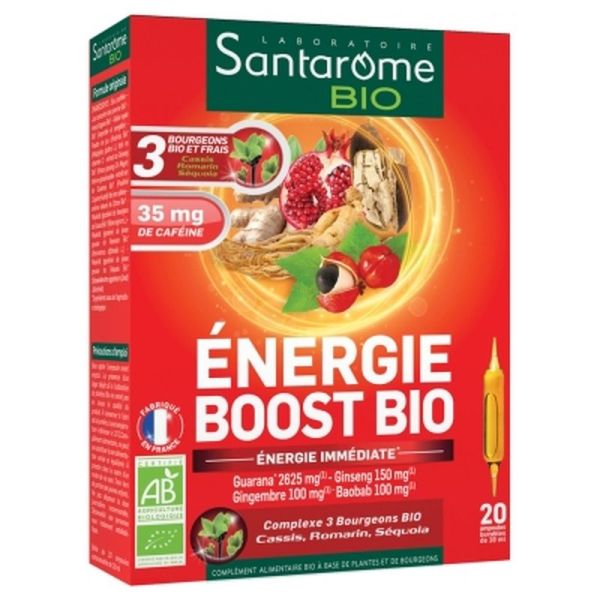 Énergie Boost Bio - 20 ampoules