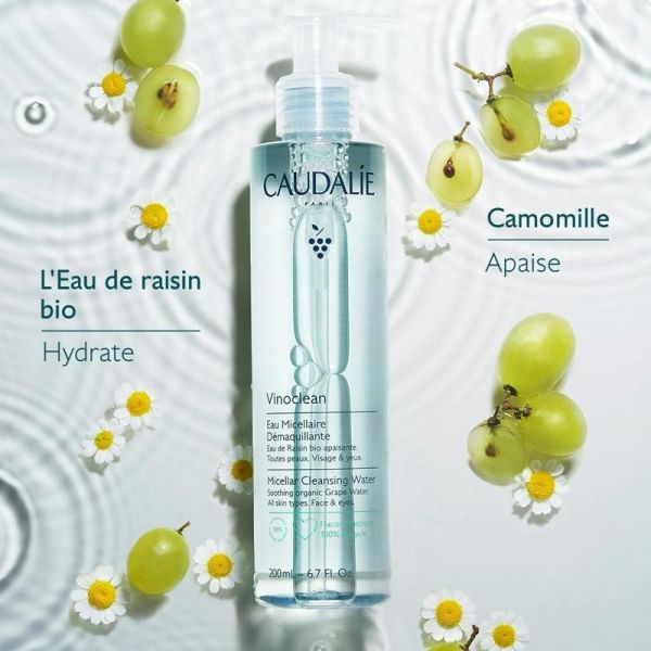 Vinoclean Eau Micellaire Démaquillante - 200mL