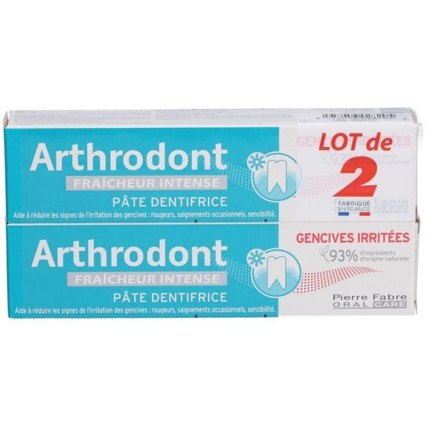 Dentifrice Fraîcheur Intense - 2 x 75 ml