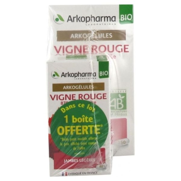 Vigne Rouge Bio - 150gélules + 45 offertes