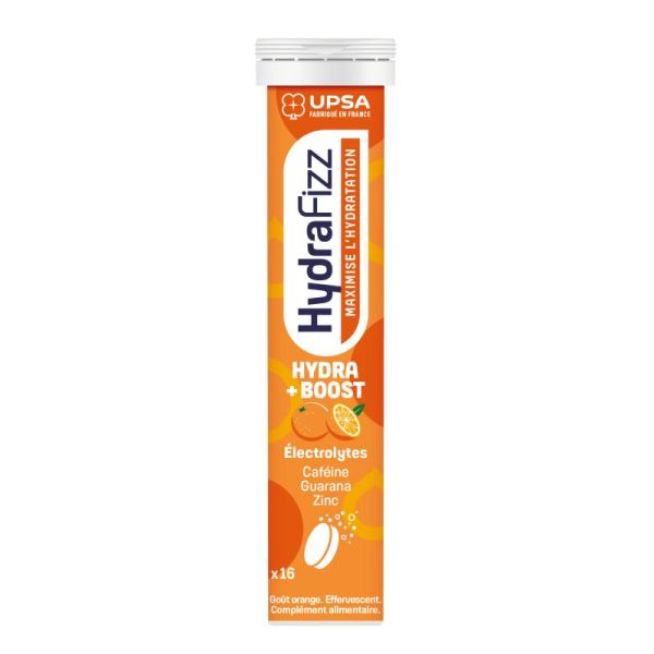 Hydrafizz HYDRA BOOST - GOUT ORANGE - 16 comprimés effervescents