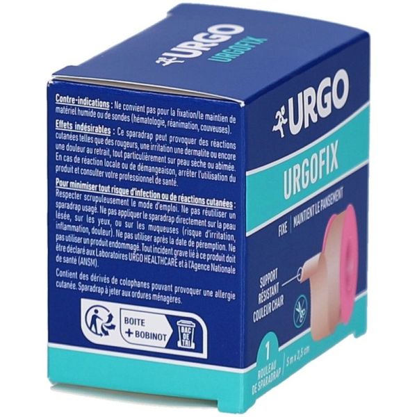 UrgoSyval sparadrap résistant - 2,5 cm x 5 m