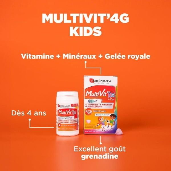 MultiVit'Kids - 30 comprimés à croquer