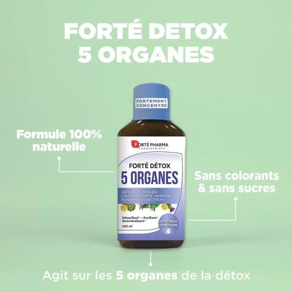 Détox 5 organes - 500 ml
