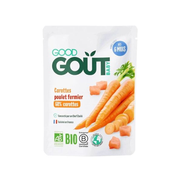 Carottes poulet fermier - 190gr