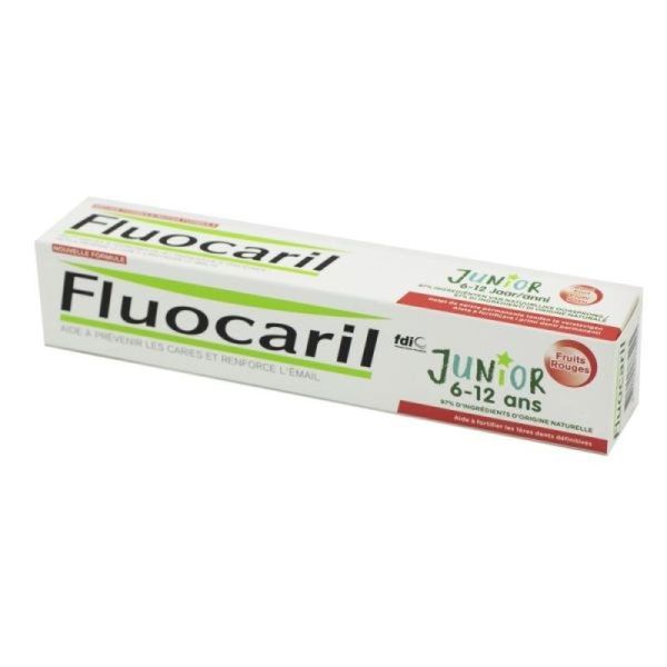 Junior gel dentifrice fluoré fruits rouges - 75ml