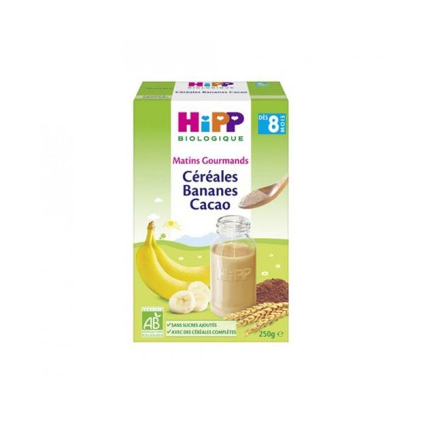 HIPP Céréales Bébé Banane Cacao - 250g