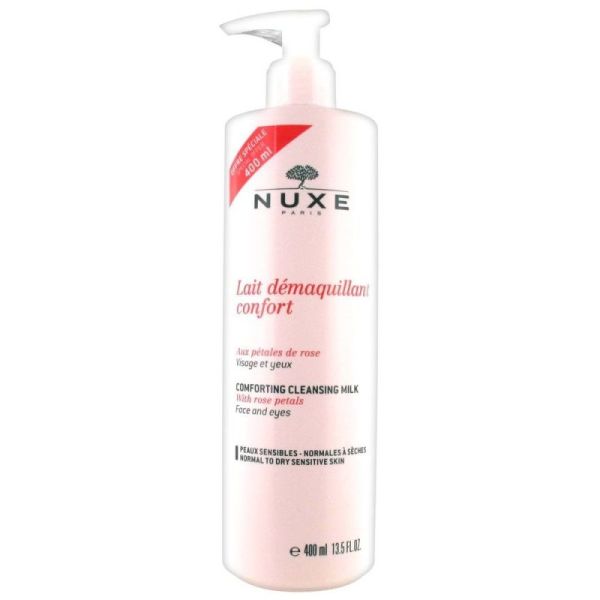 Lait Démaquillant Confort aux Pétales de Rose - 400ml