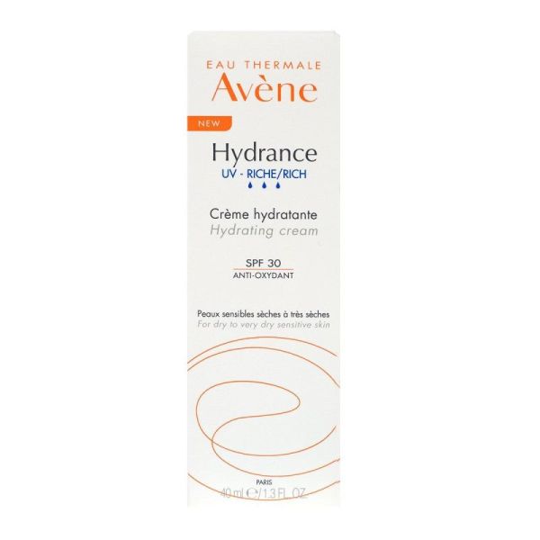 Avène Hydrance UV Riche Crème Hydratante SPF 30 - 40 ml