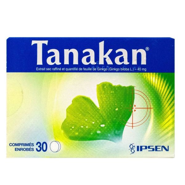 TANAKAN 40 mg, comprimé enrobé - 30 comprimés