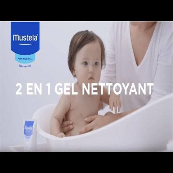 Peau normale Gel Nettoyant 2 en 1 Bébé à l'avocat BIO - 200ml