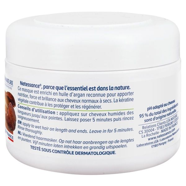 Masque Capillaire Nourrissant Argan et Kératine Végétale - 200ml