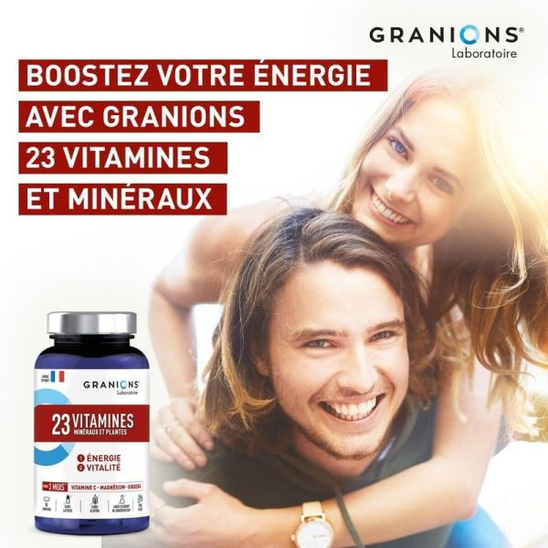 23 Vitamines Minéraux et Plantes - 90 comprimés
