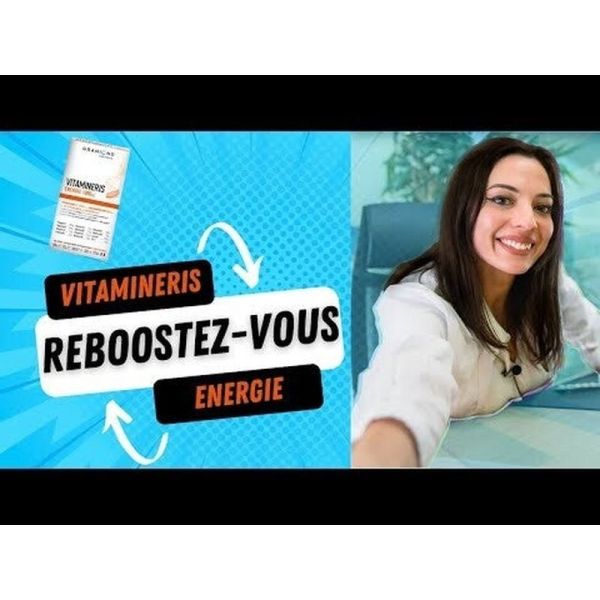 Construction musculaire Vitamineris Énergie 1000mg - 28 comprimés