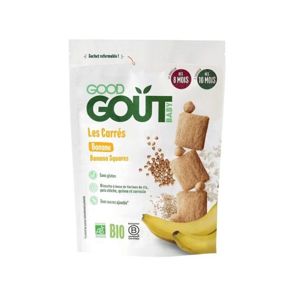 Les carrés banane - 50gr
