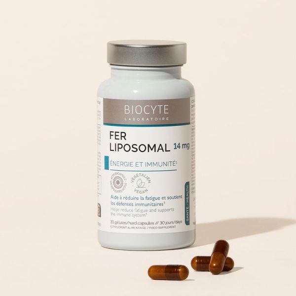 Fer Liposomal - Pilulier de 30 gélules