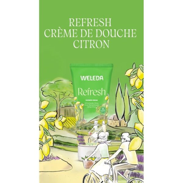 Crème de Douche Citron Rafraîchissant - 200 ml