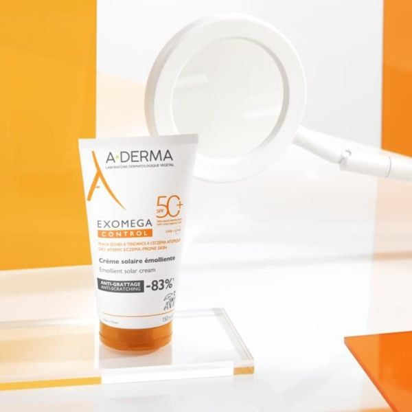 EXOMEGA Crème solaire émolliente SPF50+ - 150ml