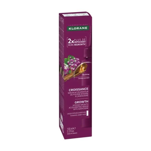 CROISSANCE Sérum accélérateur de pousse intense à l'Adénosine - Flacon canule - 100 ml