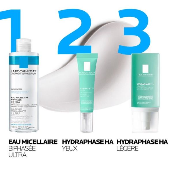 Hydraphase Yeux Contour des Yeux Hydratant à l’Acide Hyaluronique Anti Poches - 15ml