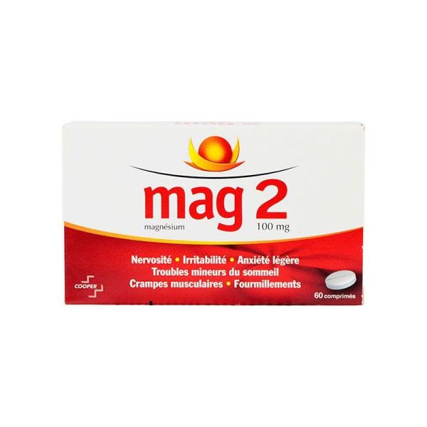 MAG 2 100 mg, comprimé  - 60 comprimés