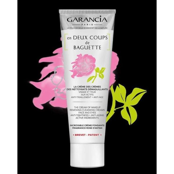 [ en DEUX COUPS de BAGUETTE ] Crème Démaquillante, Anti-Âge et Anti-Tiraillement - Visage & Yeux - 120 gr