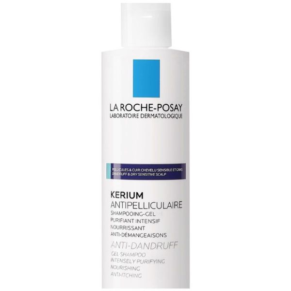 KERIUM Shampooing Gel pour Pellicules Grasses - 200ml
