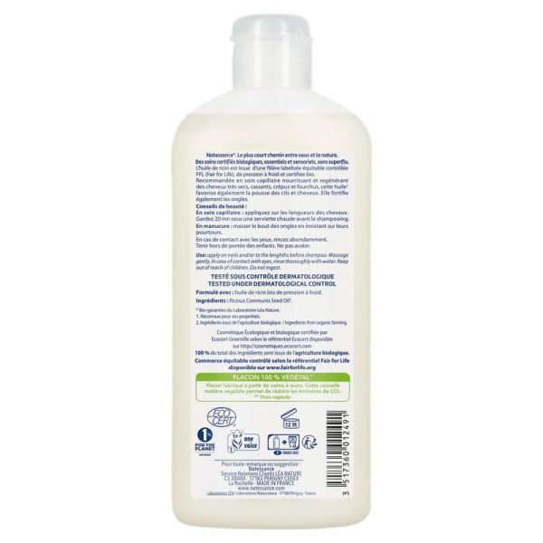 Huile de Ricin Bio - 250ml