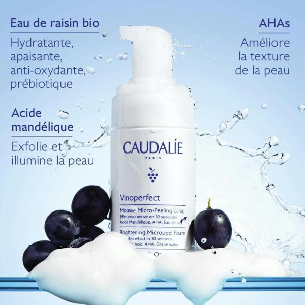 Vinoperfect Mousse Micro-Peeling Éclat aux AHAs - 100ml