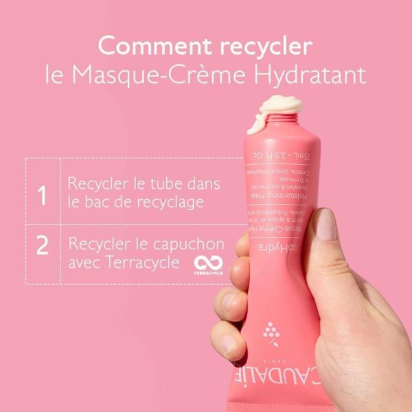VinoHydra - Masque-Crème Hydratant à la Centella Asiatica & Eau de raisin bio