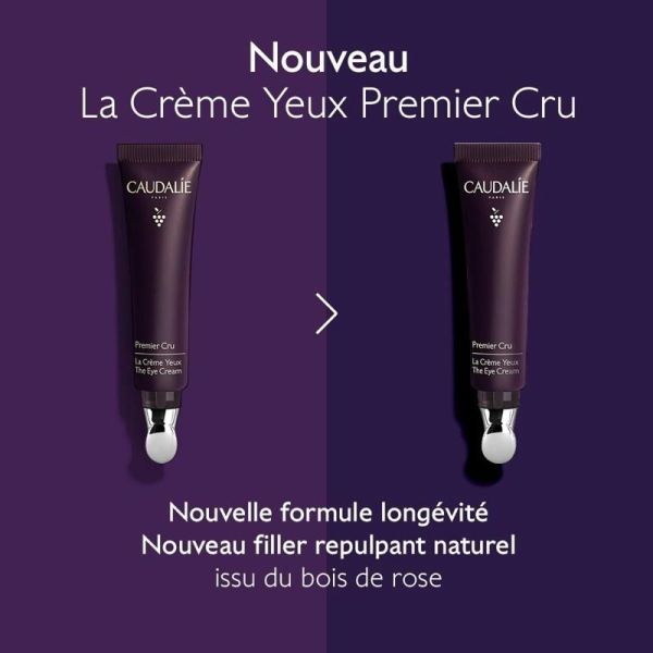 Premier Cru La Crème Yeux au Brevet Longévité et filler repulpant naturel