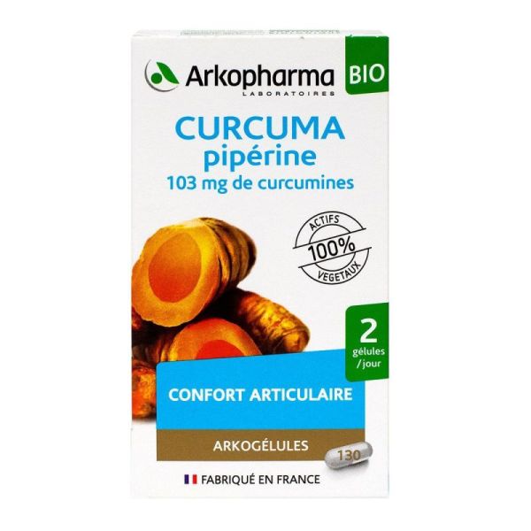 Arkopharma Arkogélules Curcuma Bio - 130 Gélules