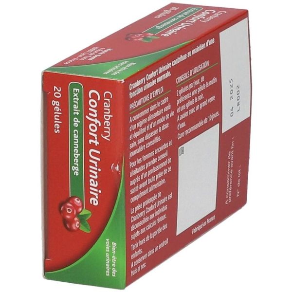 Cranberry Confort Urinaire - 20 gélules