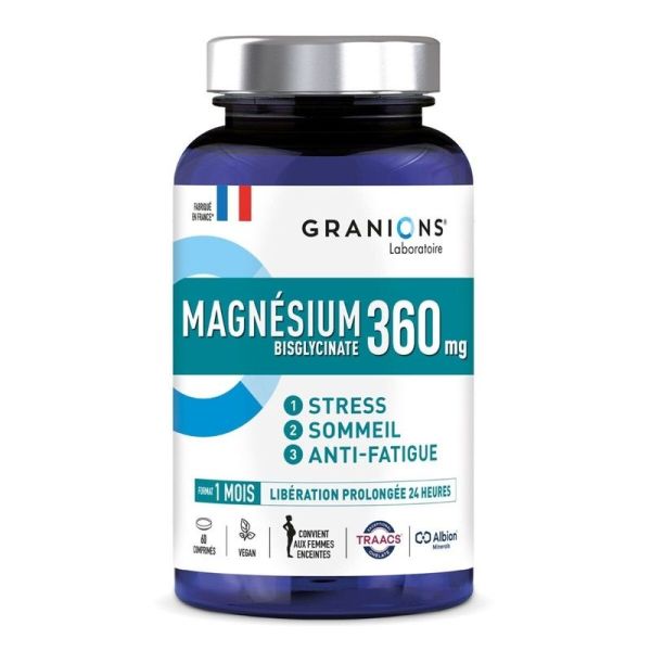 Magnésium bisglycinate - 60 comprimés