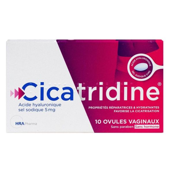 HRA Pharma Cicatridine Ovules Vaginaux - 10 unités 