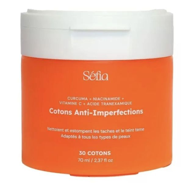 Sefia Boite Coton Curcuma 30