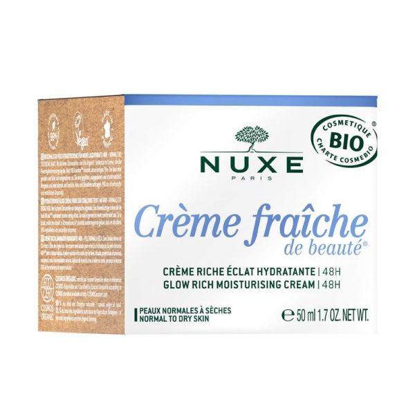 CRÈME FRAICHE DE BEAUTÉ® Crème Riche Éclat Hydratante - 50ml