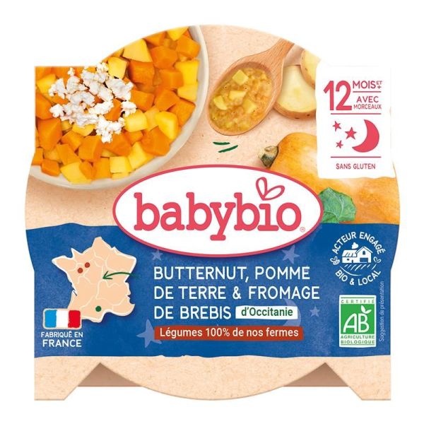 Menus Du Soir Butternut & Pomme de terre Fromage de brebis - Assiette 230g