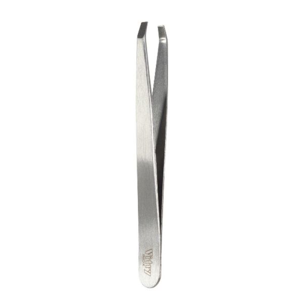 Pince à épiler mors crabe inox