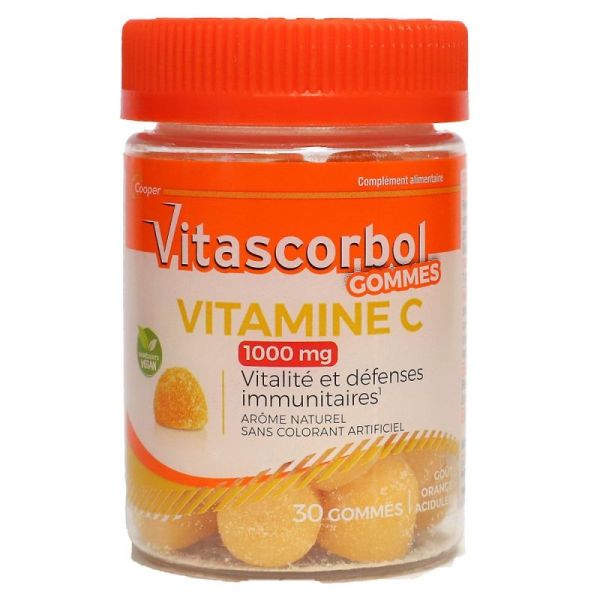 Gommes Vitamine C 1000mg - 30 gommes