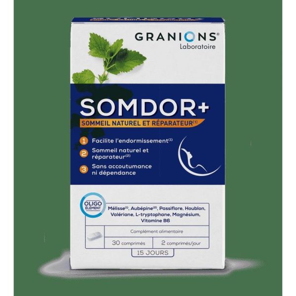 Construction musculaire Somdor+ - 30 comprimés