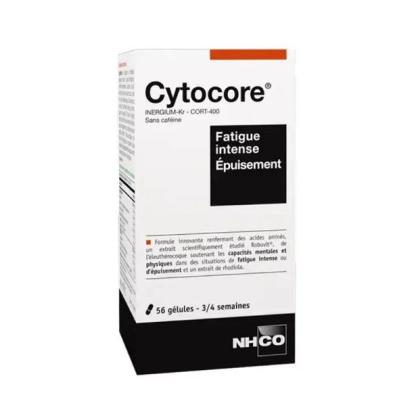 Cytocore Fatigue intense épuisement - 56 gélules
