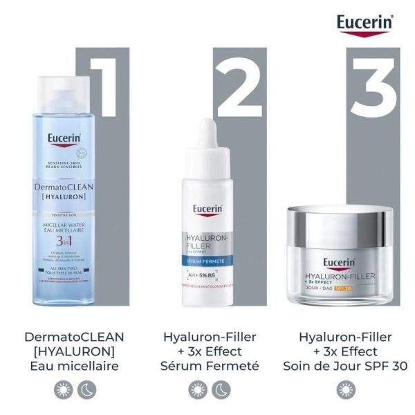 HYALURON-FILLER +3x EFFECT Soin de Jour Tous Types de Peaux SPF 30 - 50 ml